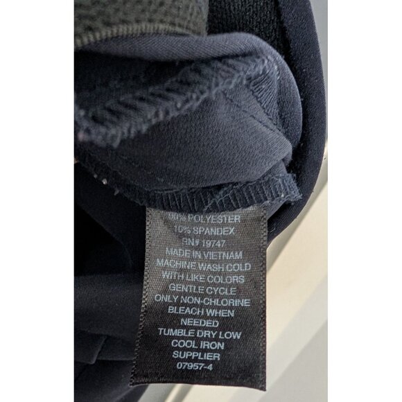 Worthington Women's Navy Pull-On Dress‎ Pants With Side Ruffle Detail - 16L - Picture 9 of 9